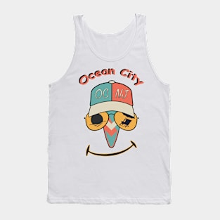 Ocean City New Jersey Makes me Smile Tank Top